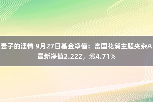 妻子的淫情 9月27日基金净值：富国花消主题夹杂A最新净值2.222，涨4.71%