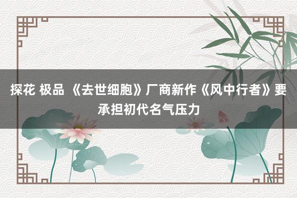 探花 极品 《去世细胞》厂商新作《风中行者》要承担初代名气压力