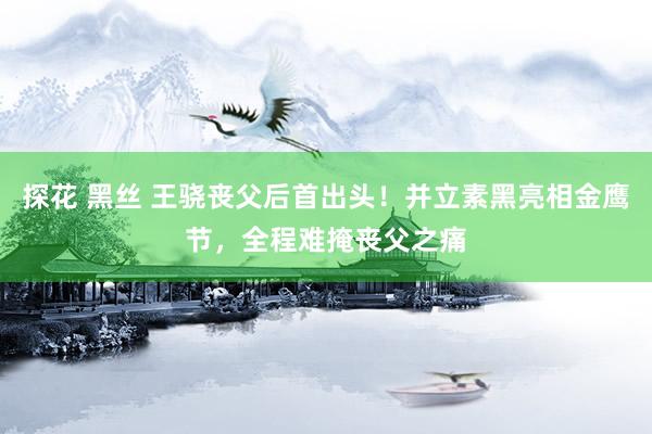 探花 黑丝 王骁丧父后首出头！并立素黑亮相金鹰节，全程难掩丧父之痛