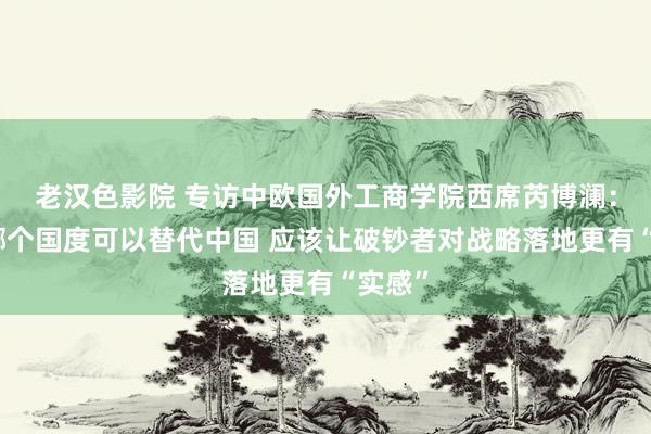 老汉色影院 专访中欧国外工商学院西席芮博澜：莫得哪个国度可以替代中国 应该让破钞者对战略落地更有“实感”