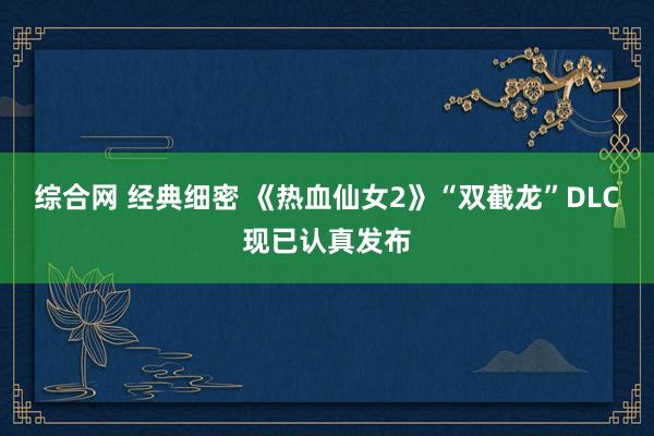 综合网 经典细密 《热血仙女2》“双截龙”DLC现已认真发布