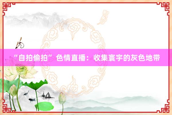 “自拍偷拍” 色情直播：收集寰宇的灰色地带