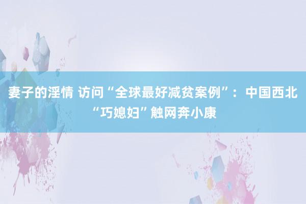 妻子的淫情 访问“全球最好减贫案例”：中国西北“巧媳妇”触网奔小康