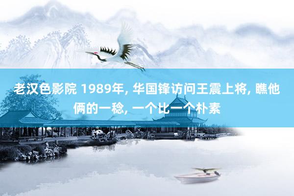 老汉色影院 1989年， 华国锋访问王震上将， 瞧他俩的一稔， 一个比一个朴素