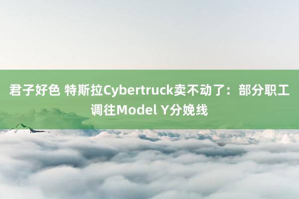 君子好色 特斯拉Cybertruck卖不动了：部分职工调往Model Y分娩线