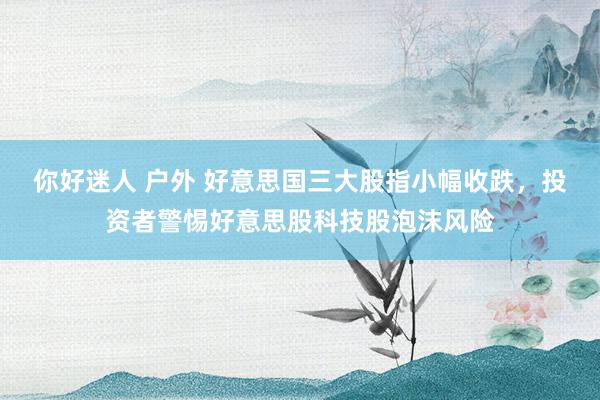 你好迷人 户外 好意思国三大股指小幅收跌，投资者警惕好意思股科技股泡沫风险