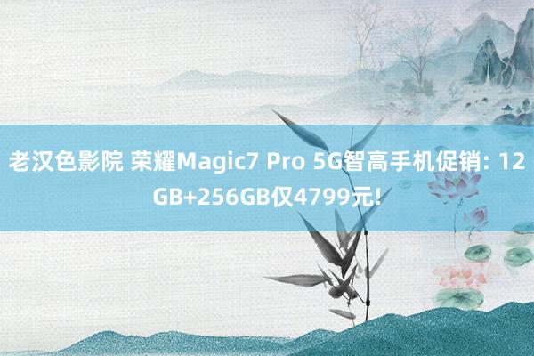 老汉色影院 荣耀Magic7 Pro 5G智高手机促销: 12GB+256GB仅4799元!