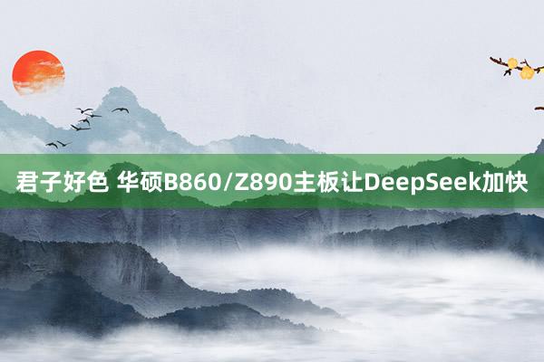 君子好色 华硕B860/Z890主板让DeepSeek加快