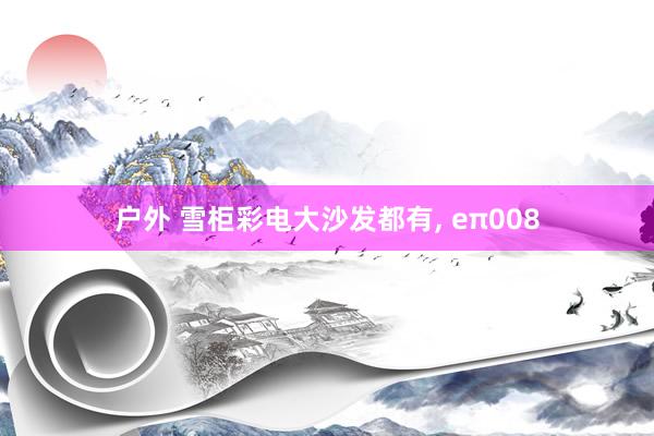 户外 雪柜彩电大沙发都有, eπ008