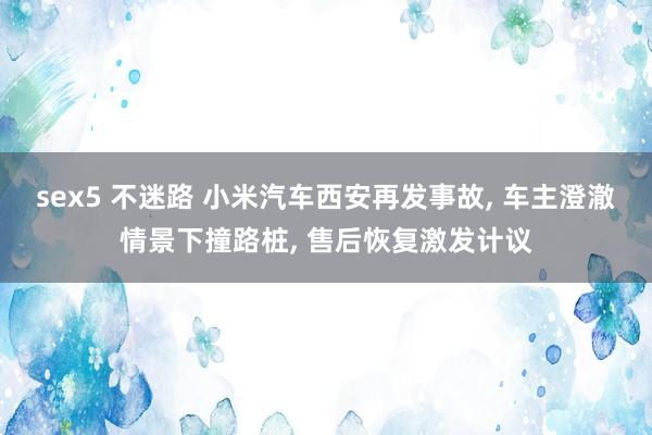sex5 不迷路 小米汽车西安再发事故， 车主澄澈情景下撞路桩， 售后恢复激发计议