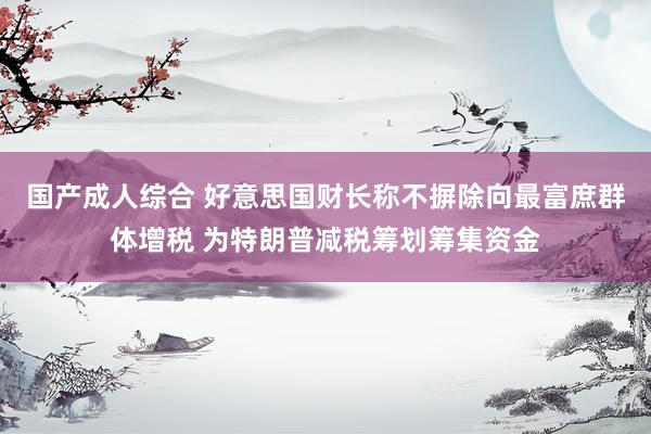 国产成人综合 好意思国财长称不摒除向最富庶群体增税 为特朗普减税筹划筹集资金