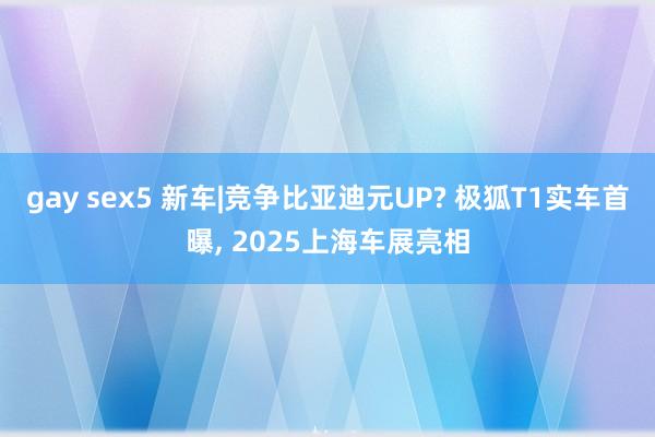 gay sex5 新车|竞争比亚迪元UP? 极狐T1实车首曝， 2025上海车展亮相